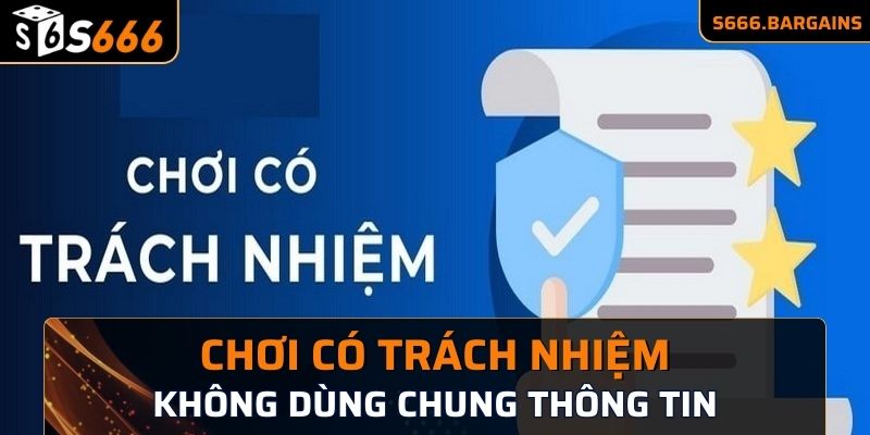 Tuyệt đối không xài chung tài khoản với người khác